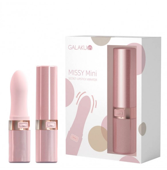 GALAKU - MISSY Lipstick G-spot Vibrator (Mini Version - Pink)